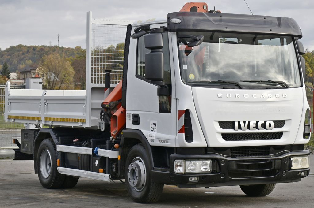 Iveco EUROCARGO 100E19 +PK 7001 H + FUNK * TOPZUSTAND - Autokran, Kipper: das Bild 4 Iveco EUROCARGO 100E19 +PK 7001 H + FUNK * TOPZUSTAND - Autokran, Kipper: das Bild 4