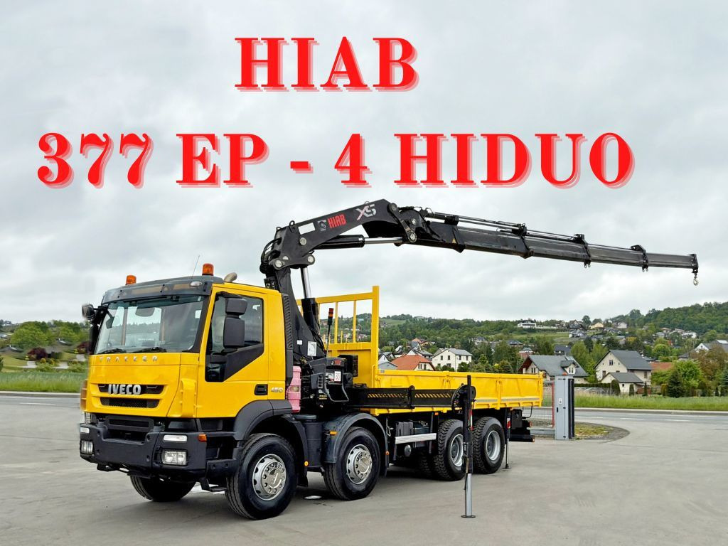 Iveco TRAKKER 450* HIAB 377 EP-4 HIPRO/FUNK/ 8x4 - Autokran: das Bild 1 Iveco TRAKKER 450* HIAB 377 EP-4 HIPRO/FUNK/ 8x4 - Autokran: das Bild 1