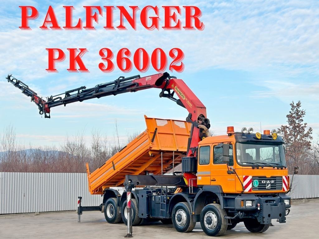 MAN 35.414 * PALFINGER PK 36002 +FUNK / 8x6 - Kipper, Autokran: das Bild 1 MAN 35.414 * PALFINGER PK 36002 +FUNK / 8x6 - Kipper, Autokran: das Bild 1