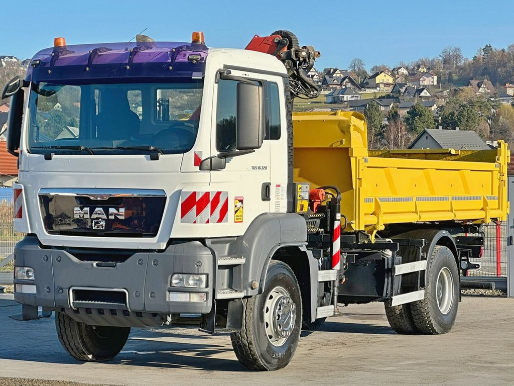 MAN TGS 18.320 * PK 12002 - EH A + FUNK * TOPZUSTAND - Kipper, Autokran: das Bild 5 MAN TGS 18.320 * PK 12002 - EH A + FUNK * TOPZUSTAND - Kipper, Autokran: das Bild 5