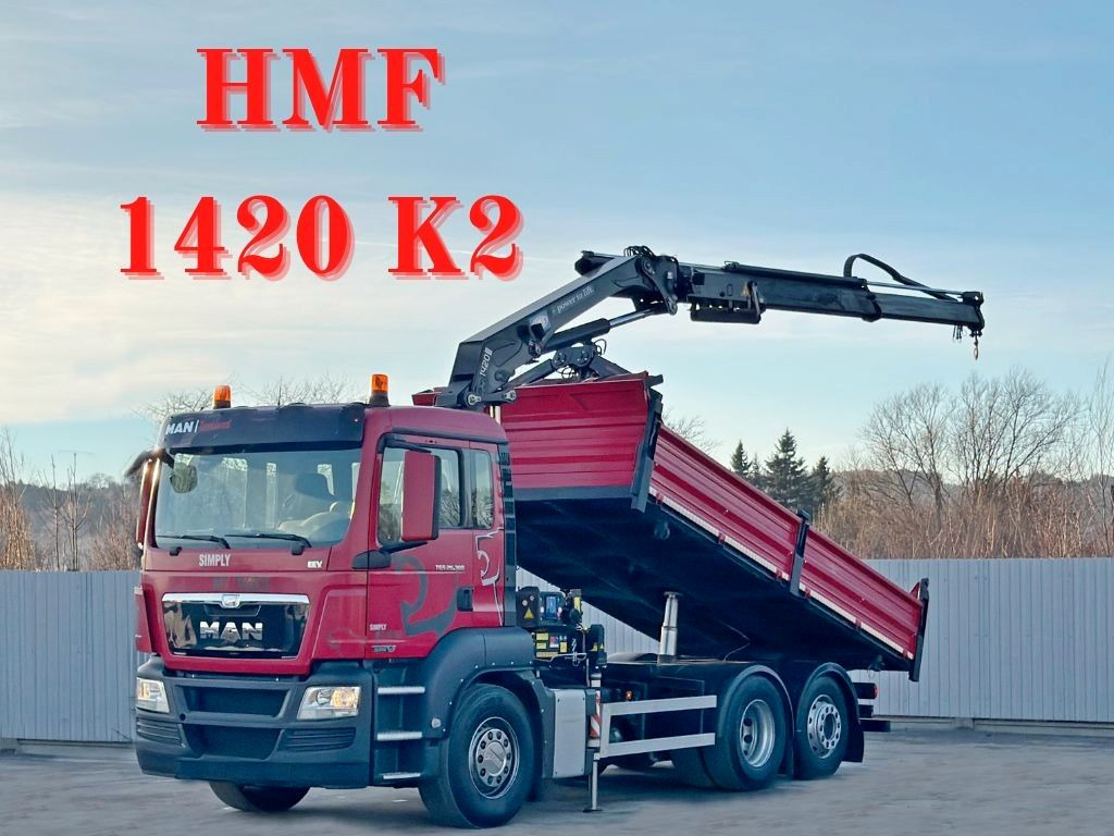 MAN TGS 26.360 Kipper 5,15m*HMF 1420 K2 + FUNK/6x2 - Autokran: das Bild 1 MAN TGS 26.360 Kipper 5,15m*HMF 1420 K2 + FUNK/6x2 - Autokran: das Bild 1