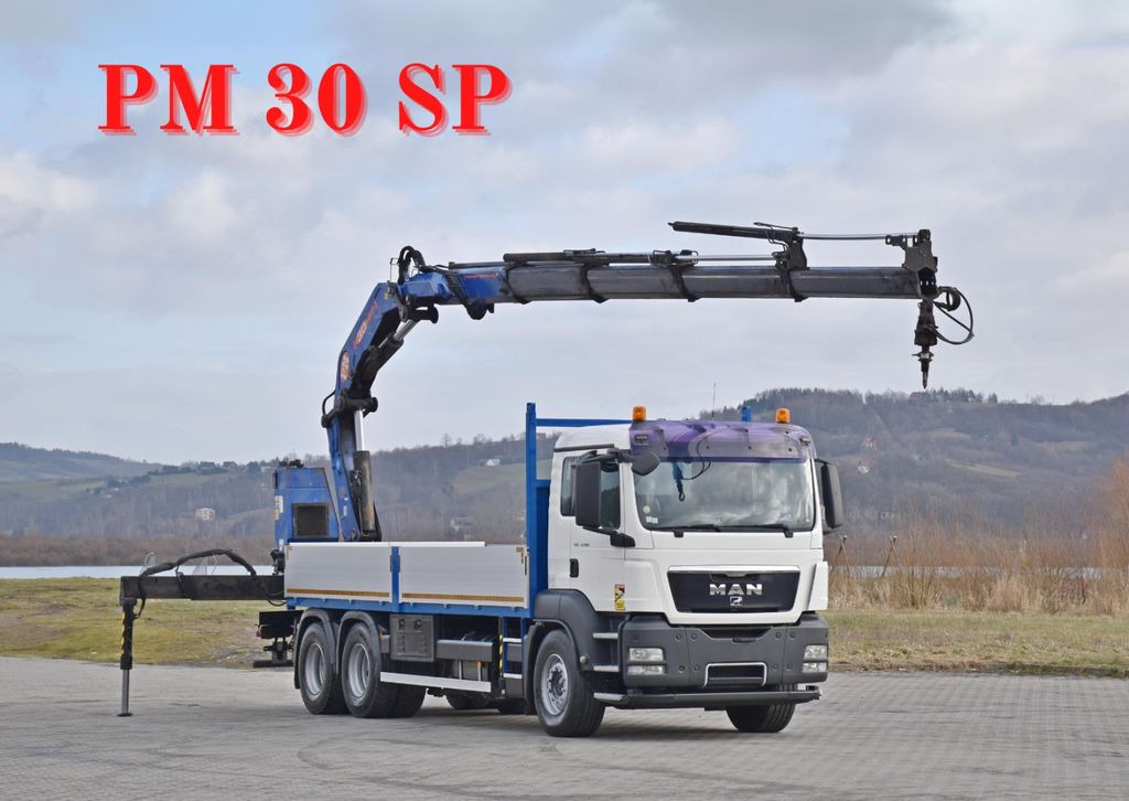 MAN TGS 26.360*PRITSCHE 6,60m * PM 30 SP / FUNK *6x4 - Autokran: das Bild 1 MAN TGS 26.360*PRITSCHE 6,60m * PM 30 SP / FUNK *6x4 - Autokran: das Bild 1