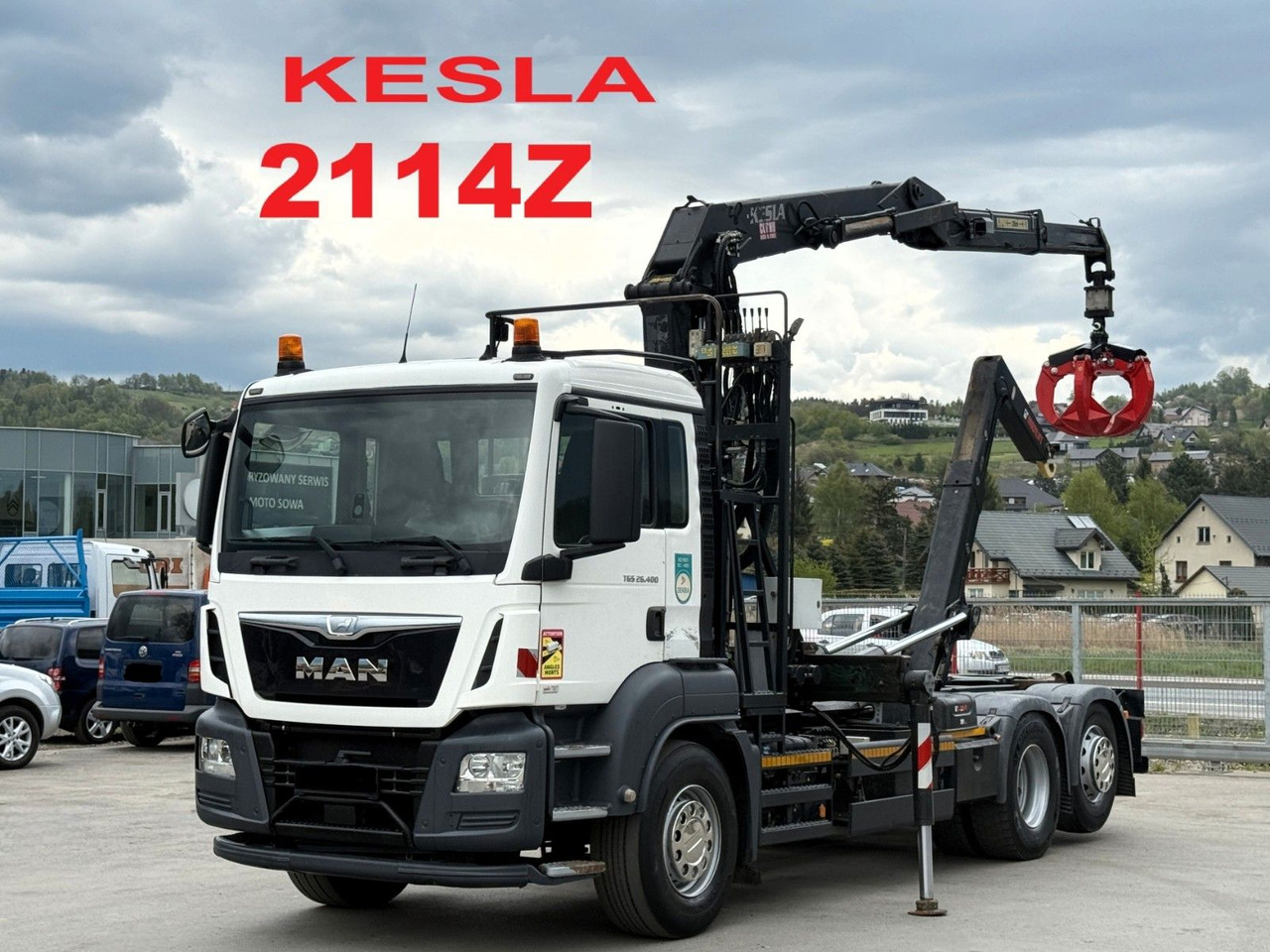 MAN TGS 26.400 Abrollkipper* KESLA 2114Z* TOP - Abrollkipper, Autokran: das Bild 1 MAN TGS 26.400 Abrollkipper* KESLA 2114Z* TOP - Abrollkipper, Autokran: das Bild 1
