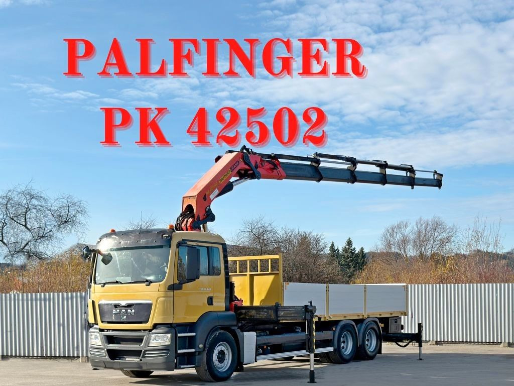 MAN TGS 28.440 Pritsche 6,55* PALFINGER PK 4502 - Autokran: das Bild 1 MAN TGS 28.440 Pritsche 6,55* PALFINGER PK 4502 - Autokran: das Bild 1
