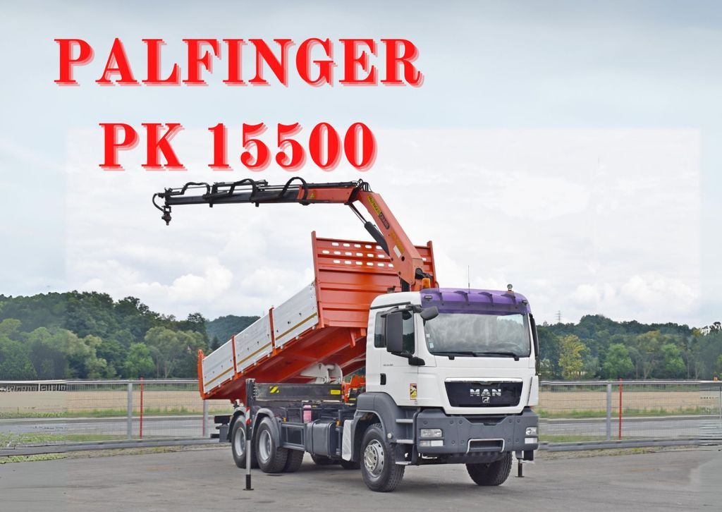 MAN TGS 33.360*KIPPER 6,40m *PK 15500 * 6x4 MAN TGS 33.360*KIPPER 6,40m *PK 15500 * 6x4 - Autokran, Kipper: das Bild 1 MAN TGS 33.360*KIPPER 6,40m *PK 15500 * 6x4 MAN TGS 33.360*KIPPER 6,40m *PK 15500 * 6x4 - Autokran, Kipper: das Bild 1