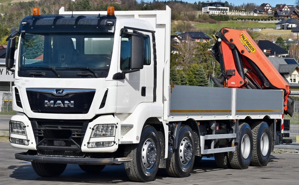 MAN TGS 35.500 * PK 22002 - EH C + FUNK * 8x4 * TOP - Autokran, Pritsche LKW: das Bild 4 MAN TGS 35.500 * PK 22002 - EH C + FUNK * 8x4 * TOP - Autokran, Pritsche LKW: das Bild 4