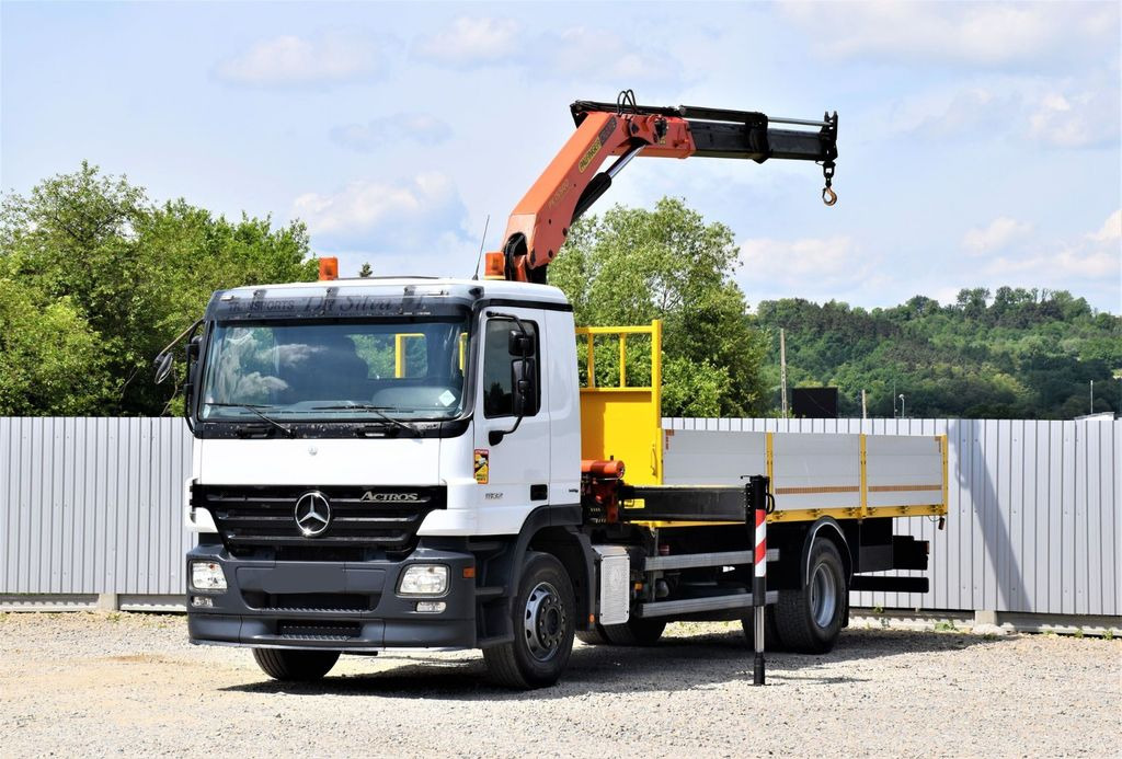 Mercedes-Benz ACTROS 1832 PRITSCHE 6,70m * PK 15500*TOPZUSTAND Mercedes-Benz ACTROS 1832 PRITSCHE 6,70m * PK 15500*TOPZUSTAND - Autokran: das Bild 2 Mercedes-Benz ACTROS 1832 PRITSCHE 6,70m * PK 15500*TOPZUSTAND Mercedes-Benz ACTROS 1832 PRITSCHE 6,70m * PK 15500*TOPZUSTAND - Autokran: das Bild 2