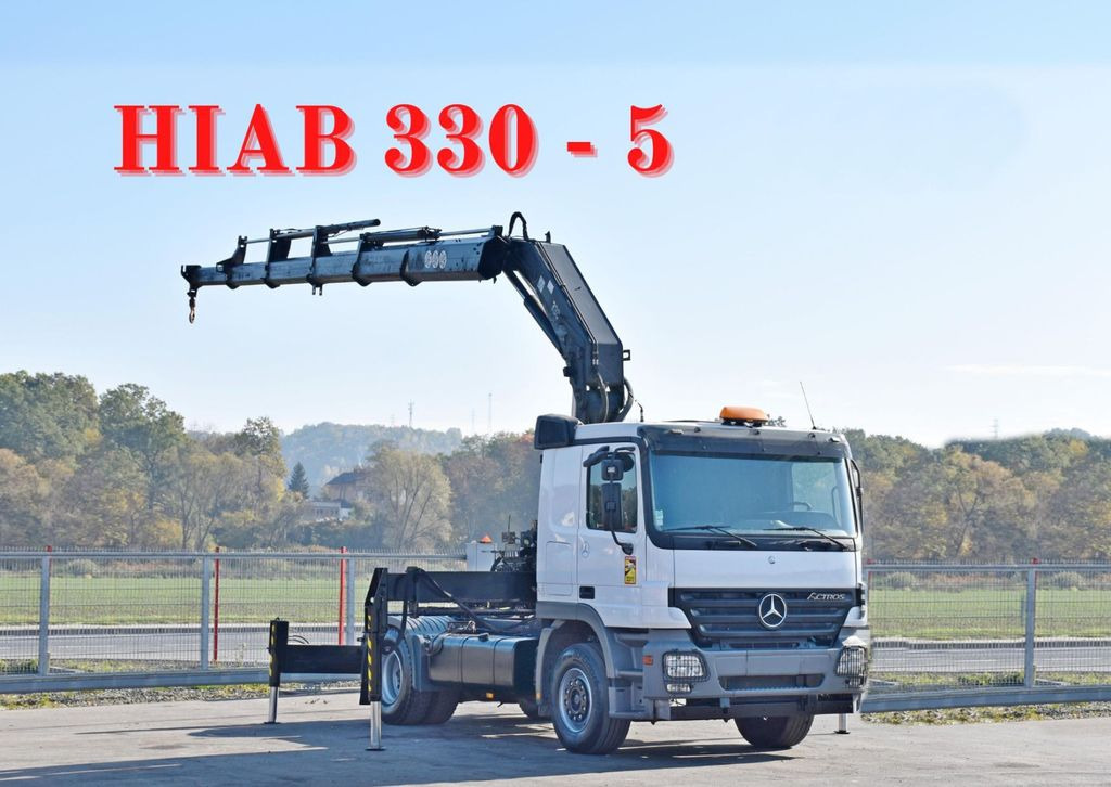 Mercedes-Benz ACTROS 1844 * Sattelzugmaschine *HIAB 330-5/FUNK - Autokran, Sattelzugmaschine: das Bild 1 Mercedes-Benz ACTROS 1844 * Sattelzugmaschine *HIAB 330-5/FUNK - Autokran, Sattelzugmaschine: das Bild 1