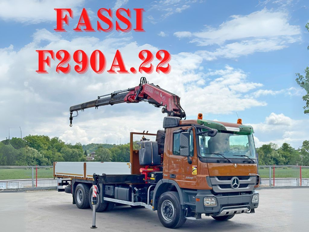 Mercedes-Benz ACTROS 3336 * FASSI F290A.22 + FUNK / 6x4 * TOP - Autokran: das Bild 1 Mercedes-Benz ACTROS 3336 * FASSI F290A.22 + FUNK / 6x4 * TOP - Autokran: das Bild 1