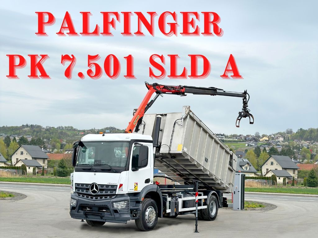 Mercedes-Benz AROCS 1830* KIPPER 5,00m * PK 7.501 SLD A + FUNK - Kipper, Autokran: das Bild 1 Mercedes-Benz AROCS 1830* KIPPER 5,00m * PK 7.501 SLD A + FUNK - Kipper, Autokran: das Bild 1