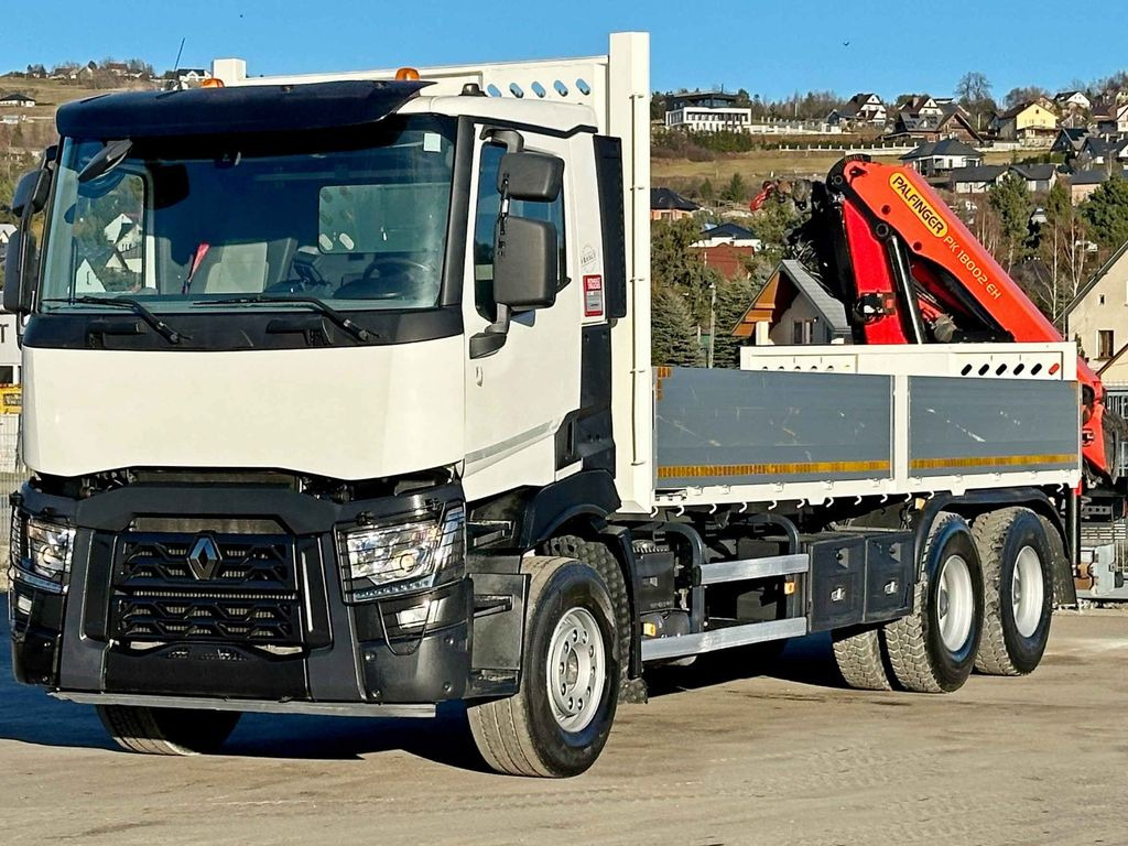 Renault C 380 *PRITSCHE 6,80m * PK 18002-EH C + FUNK*6x4 - Autokran, Pritsche LKW: das Bild 4 Renault C 380 *PRITSCHE 6,80m * PK 18002-EH C + FUNK*6x4 - Autokran, Pritsche LKW: das Bild 4