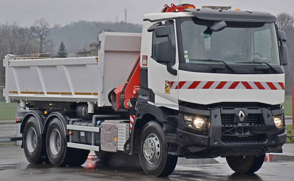 Renault C380 *KIPPER 5,10 m* FASSI F175A.0.22+FUNK /6x4 - Kipper, Autokran: das Bild 4 Renault C380 *KIPPER 5,10 m* FASSI F175A.0.22+FUNK /6x4 - Kipper, Autokran: das Bild 4