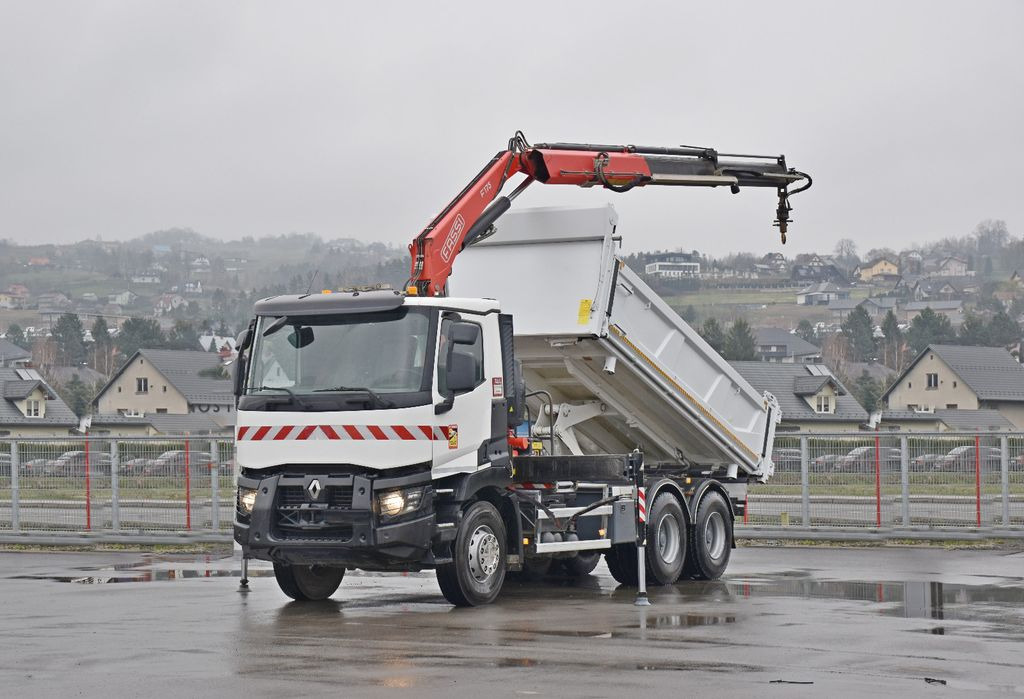 Renault C380 *KIPPER 5,10 m* FASSI F175A.0.22+FUNK /6x4 - Autokran, Kipper: das Bild 2 Renault C380 *KIPPER 5,10 m* FASSI F175A.0.22+FUNK /6x4 - Autokran, Kipper: das Bild 2