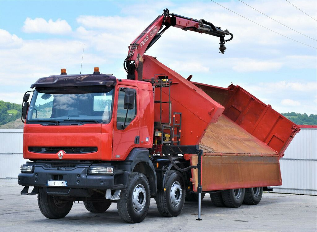 Renault KERAX 420 DCI Kipper 6,30m+FASSI F95AXS.21+FUNK - Autokran, Kipper: das Bild 5 Renault KERAX 420 DCI Kipper 6,30m+FASSI F95AXS.21+FUNK - Autokran, Kipper: das Bild 5