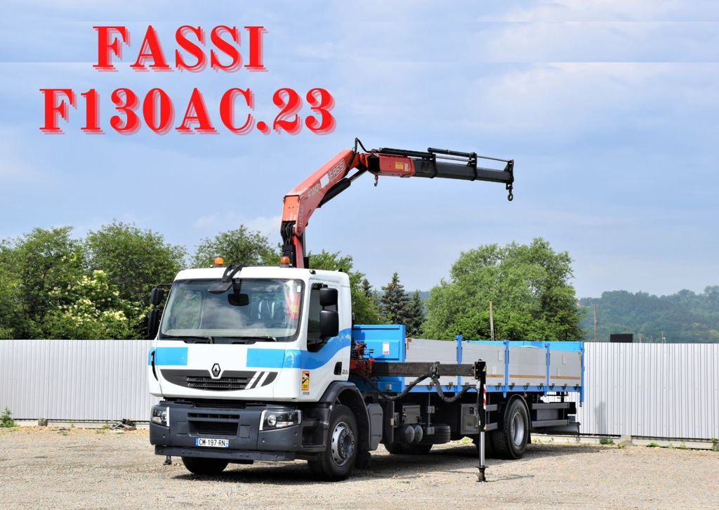 Renault Premium 320 DXI* FASSI F130AC.23 * FUNK Renault Premium 320 DXI* FASSI F130AC.23 * FUNK - Autokran, Pritsche LKW: das Bild 1 Renault Premium 320 DXI* FASSI F130AC.23 * FUNK Renault Premium 320 DXI* FASSI F130AC.23 * FUNK - Autokran, Pritsche LKW: das Bild 1