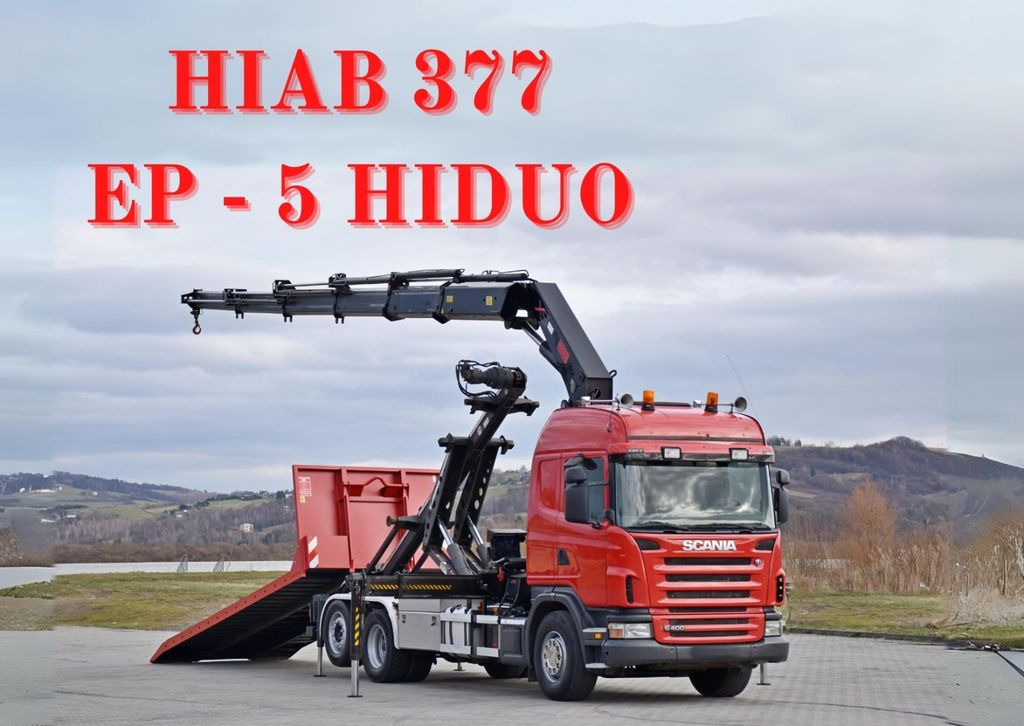 Scania G 400 * Abschleppwagen 6,40m* KRAN + FUNK * TOP - Abrollkipper, Autokran: das Bild 1 Scania G 400 * Abschleppwagen 6,40m* KRAN + FUNK * TOP - Abrollkipper, Autokran: das Bild 1