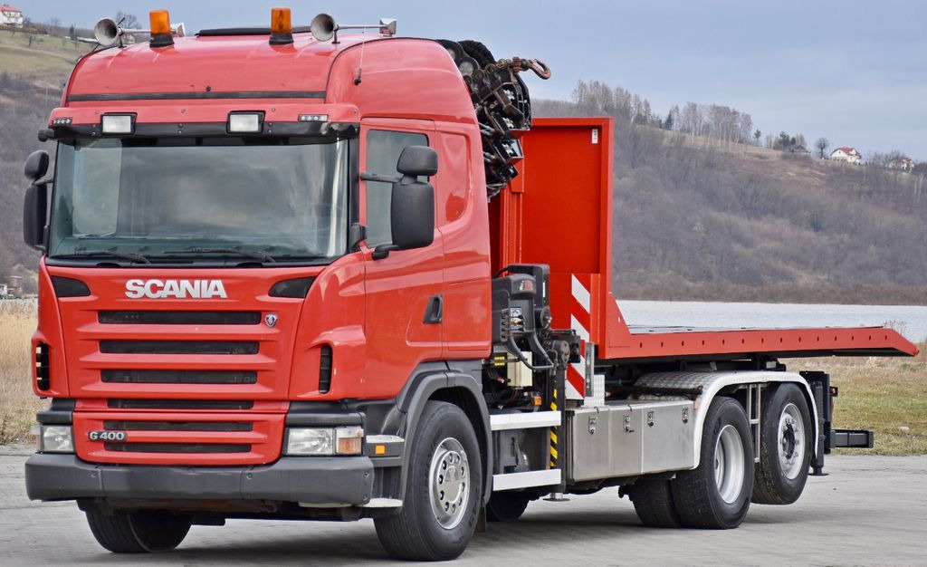 Scania G 400 * Abschleppwagen 6,40m* KRAN + FUNK * TOP - Autokran, Abrollkipper: das Bild 4 Scania G 400 * Abschleppwagen 6,40m* KRAN + FUNK * TOP - Autokran, Abrollkipper: das Bild 4