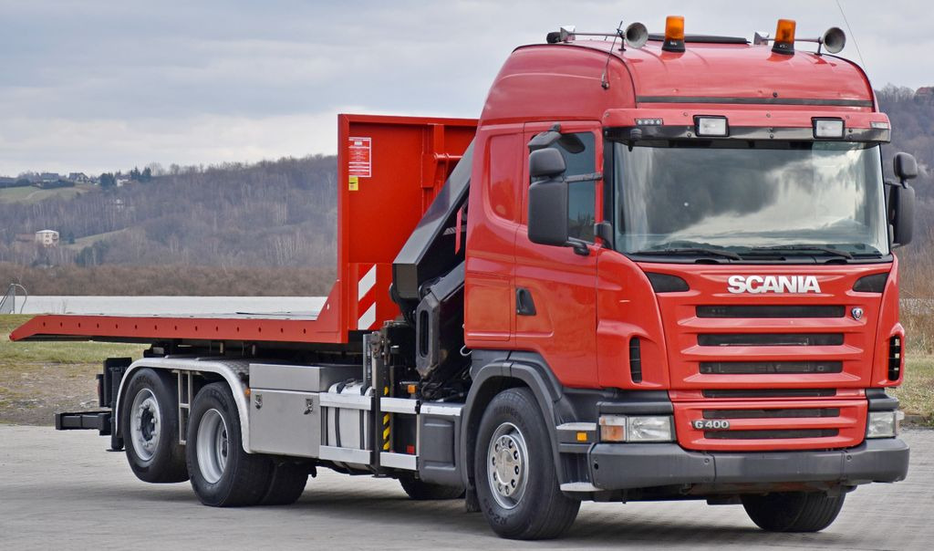 Scania G 400 * Abschleppwagen 6,40m* KRAN + FUNK * TOP - Autokran, Abrollkipper: das Bild 3 Scania G 400 * Abschleppwagen 6,40m* KRAN + FUNK * TOP - Autokran, Abrollkipper: das Bild 3