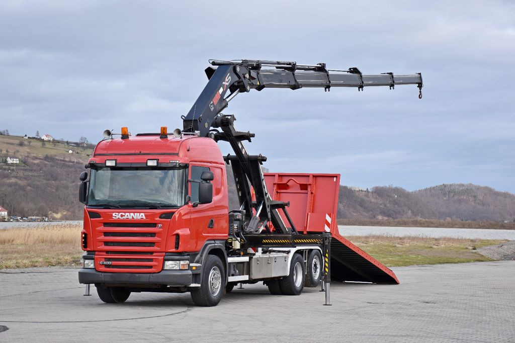 Scania G 400 * Abschleppwagen 6,40m* KRAN + FUNK * TOP - Autokran, Abrollkipper: das Bild 2 Scania G 400 * Abschleppwagen 6,40m* KRAN + FUNK * TOP - Autokran, Abrollkipper: das Bild 2
