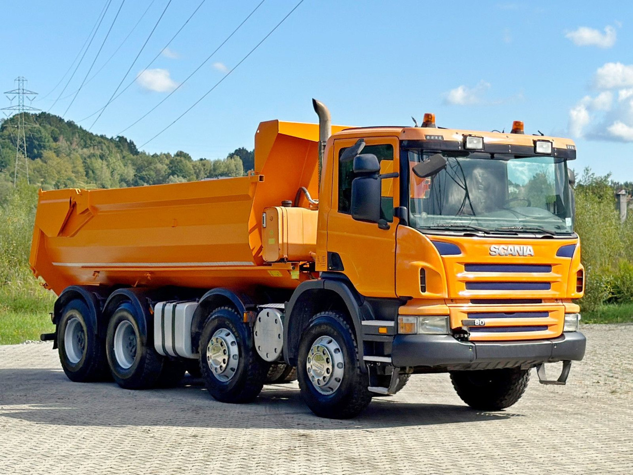 Scania P 380 Kipper * 8x4 * TOPZUSTAND - Kipper: das Bild 1 Scania P 380 Kipper * 8x4 * TOPZUSTAND - Kipper: das Bild 1
