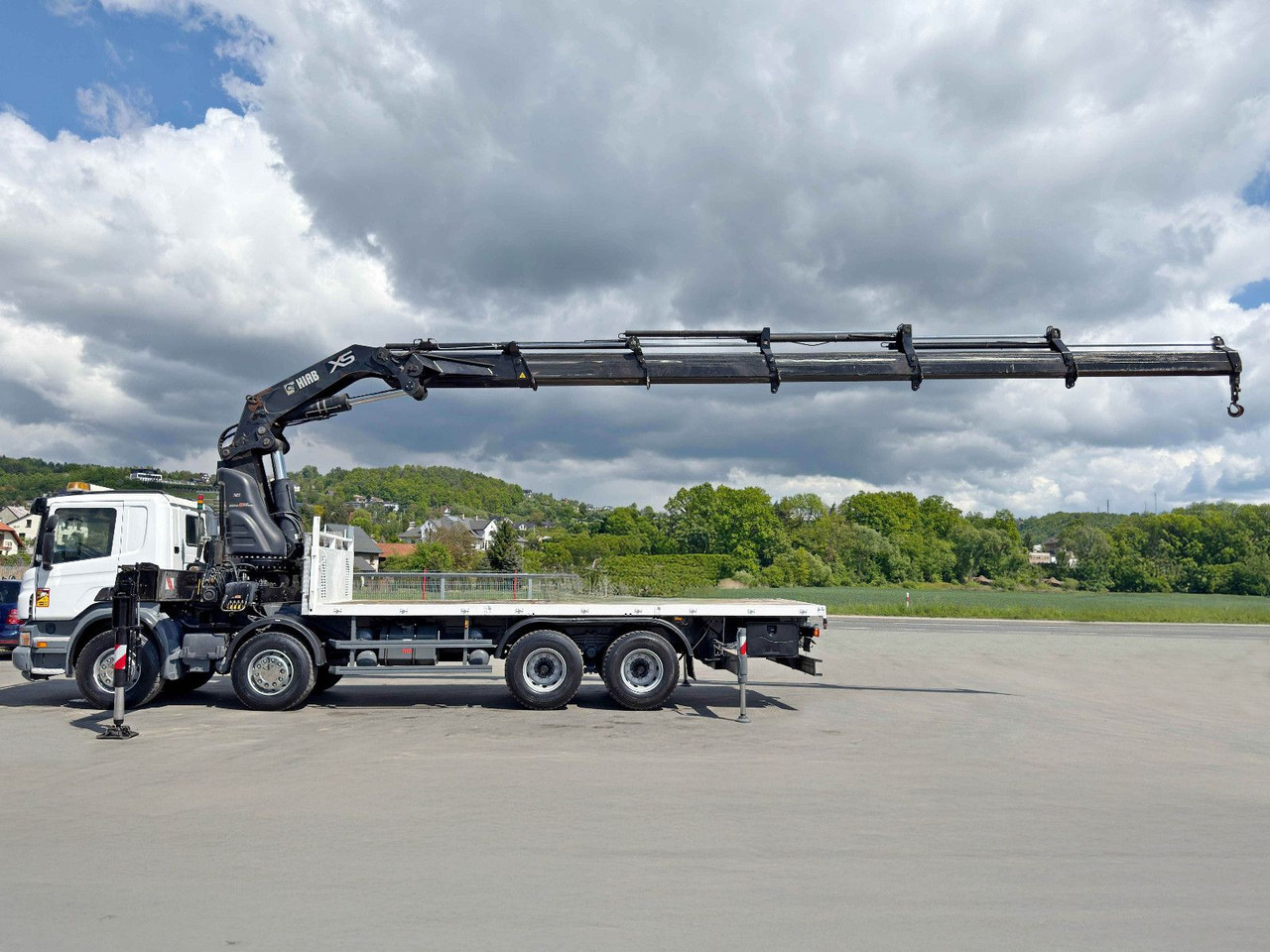 Scania P 420* PLATFORM 6,80m * HIAB 600 EP-5/FUNK * 8x4 - Autokran: das Bild 5 Scania P 420* PLATFORM 6,80m * HIAB 600 EP-5/FUNK * 8x4 - Autokran: das Bild 5