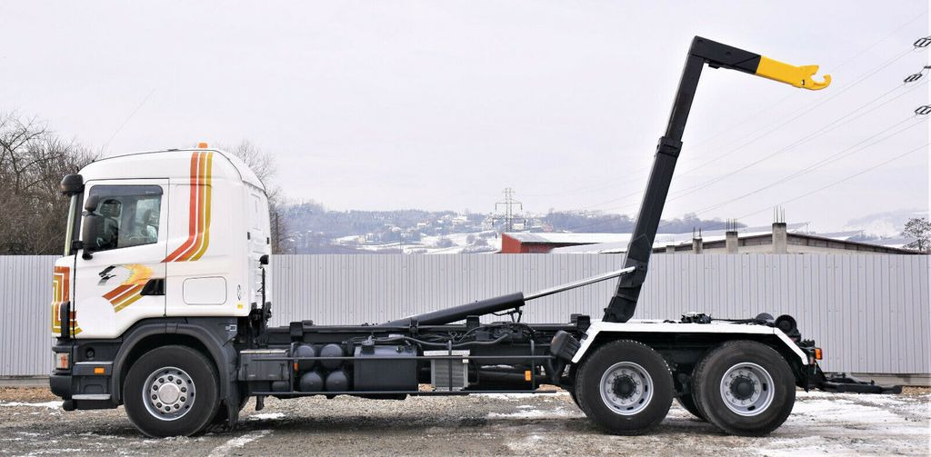 Scania R124 470 Abrollkipper *6x2* Top Zustand ! Scania R124 470 Abrollkipper * 6x2 * Motor Problem - Abrollkipper: das Bild 5 Scania R124 470 Abrollkipper *6x2* Top Zustand ! Scania R124 470 Abrollkipper * 6x2 * Motor Problem - Abrollkipper: das Bild 5