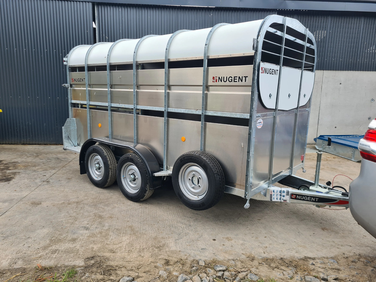 12 x 6 Nugent Livestock Trailer - Tiertransporter Anhänger: das Bild 1 12 x 6 Nugent Livestock Trailer - Tiertransporter Anhänger: das Bild 1