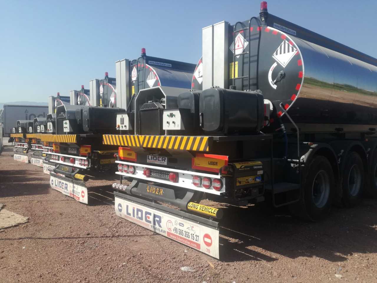 Tankauflieger Für die Beförderung von Bitumen neu kaufen LIDER 2024 MODELS NEW LIDER TRAILER MANUFACTURER COMPANY: das Bild 7
