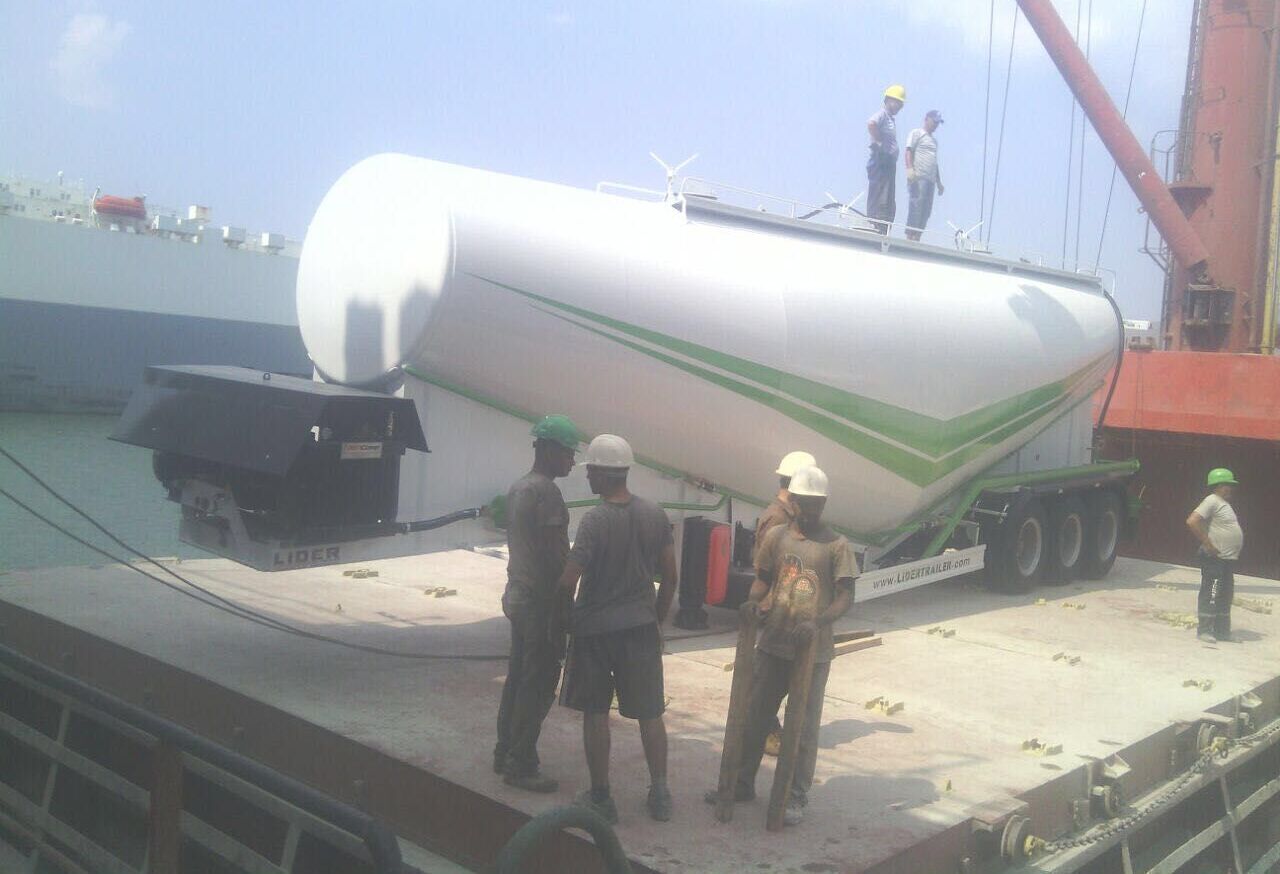 Tankauflieger Für die Beförderung von Zement neu kaufen LIDER 2024 NEW 80 TONS CAPACITY FROM MANUFACTURER READY IN STOCK: das Bild 7