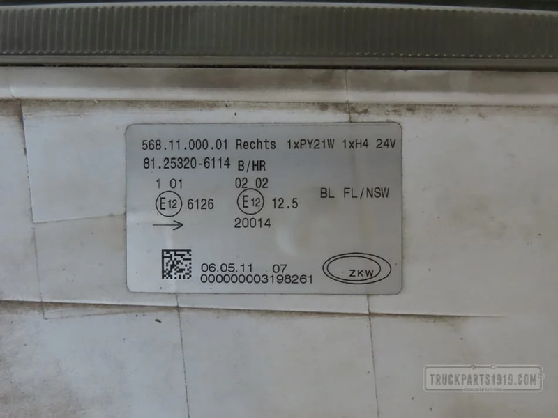 MAN Lighting Mistlamp met RAW Re. - Nebelscheinwerfer für LKW: das Bild 2 MAN Lighting Mistlamp met RAW Re. - Nebelscheinwerfer für LKW: das Bild 2