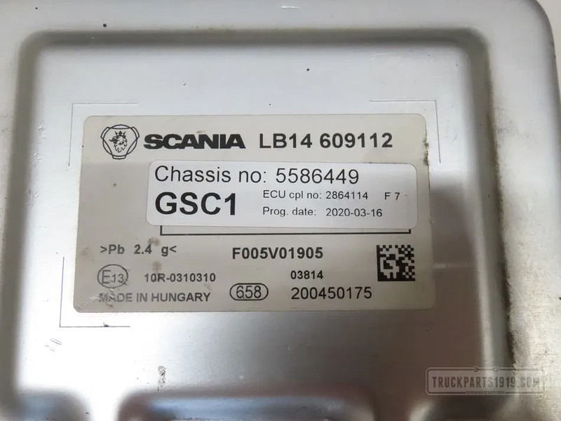 Scania 2864114 | GSC1 regeleenheid - Steuergerät für LKW: das Bild 2 Scania 2864114 | GSC1 regeleenheid - Steuergerät für LKW: das Bild 2