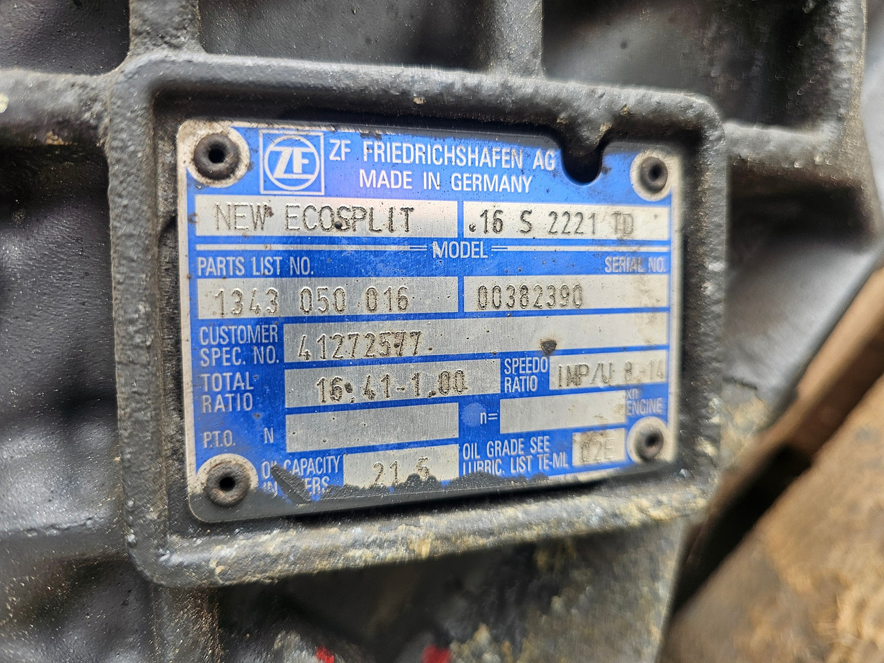 Getriebe für LKW ZF 16 S 2221 TD: das Bild 11