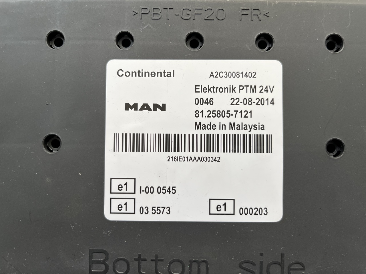 ELECTRΟΝΙC CONTROL UNITS MAN TGX - Elektrische Ausrüstung für LKW: das Bild 5 ELECTRΟΝΙC CONTROL UNITS MAN TGX - Elektrische Ausrüstung für LKW: das Bild 5