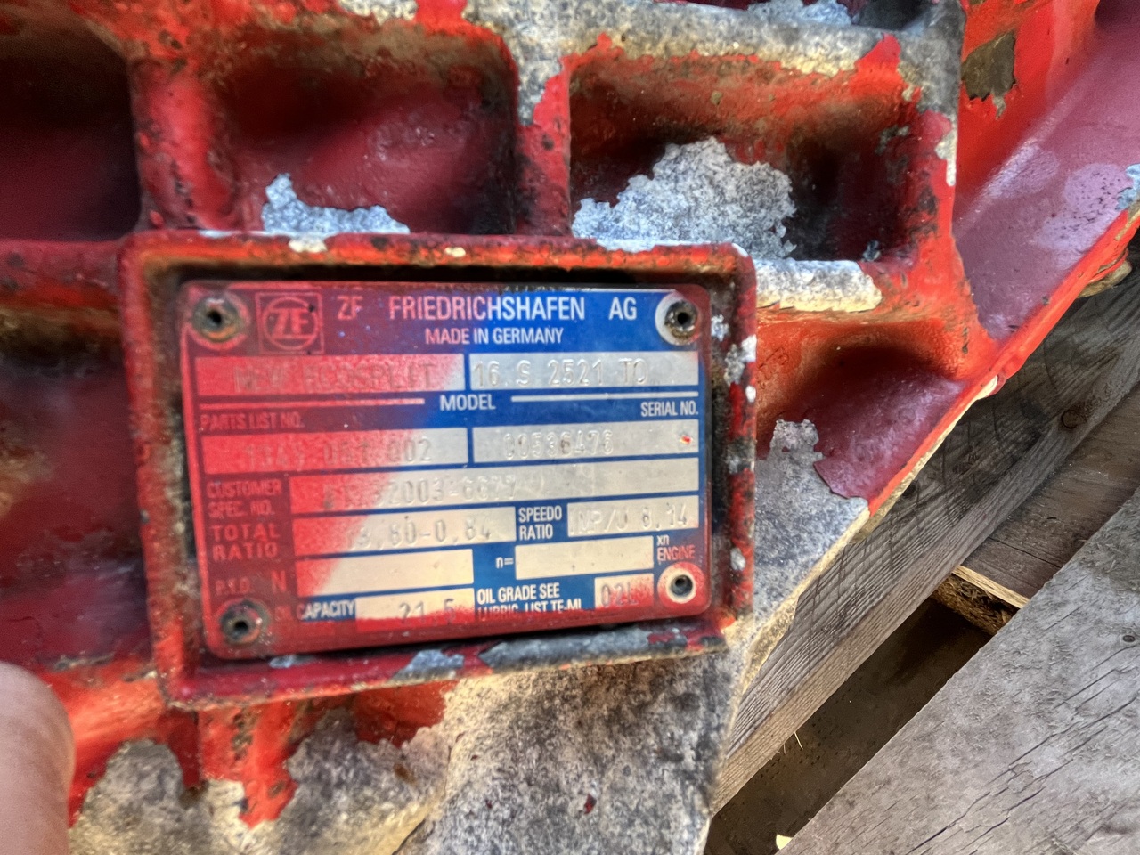 GEARBOX ZF 16S2521-INTARTER MAN TGA - Getriebe für LKW: das Bild 5 GEARBOX ZF 16S2521-INTARTER MAN TGA - Getriebe für LKW: das Bild 5