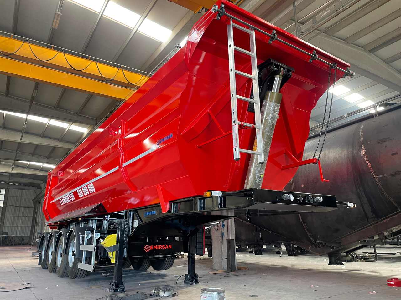 EMIRSAN SELF-STEERING, 4 AXLE U TYPE TIPPER - Kipper Auflieger: das Bild 4 EMIRSAN SELF-STEERING, 4 AXLE U TYPE TIPPER - Kipper Auflieger: das Bild 4