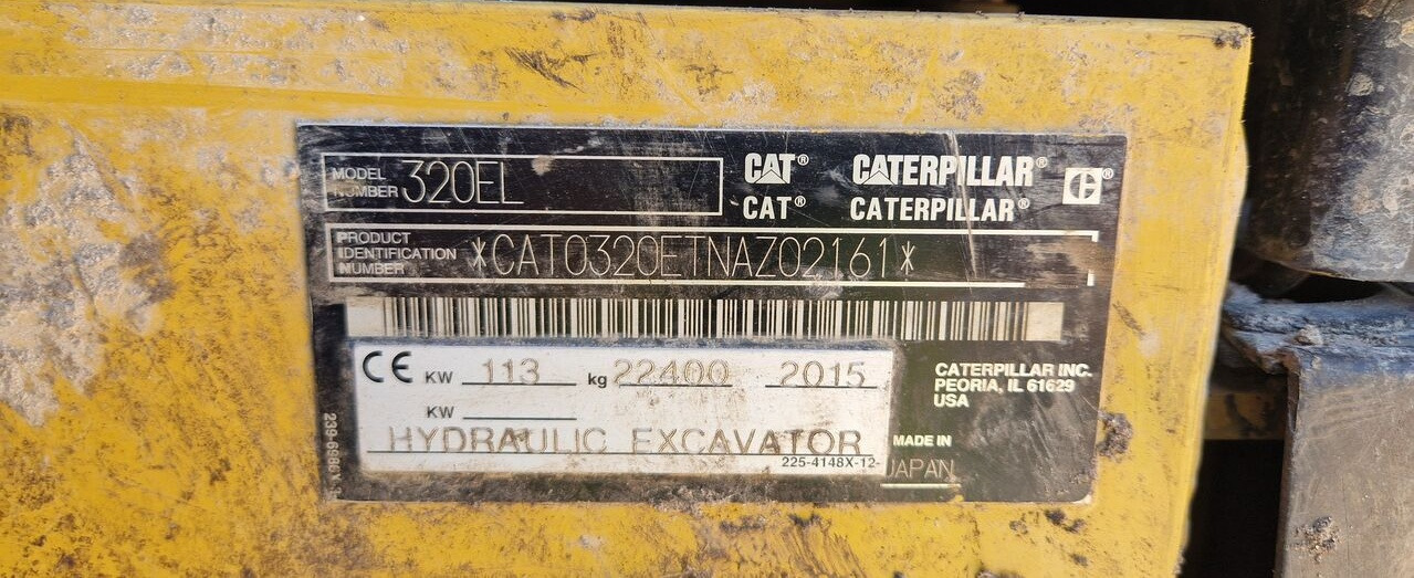Kettenbagger Caterpillar 320EL: das Bild 11