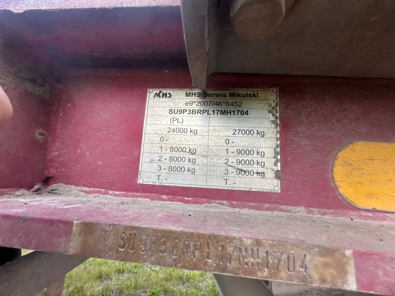 Holzanhänger MHS przyczepa do przewozu drewna: das Bild 9