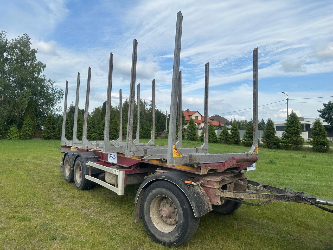 Holzanhänger MHS przyczepa do przewozu drewna: das Bild 6