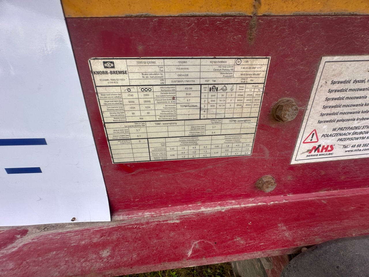 Holzanhänger MHS przyczepa do przewozu drewna: das Bild 10