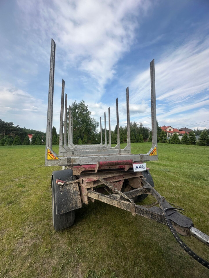 Holzanhänger MHS przyczepa do przewozu drewna: das Bild 8