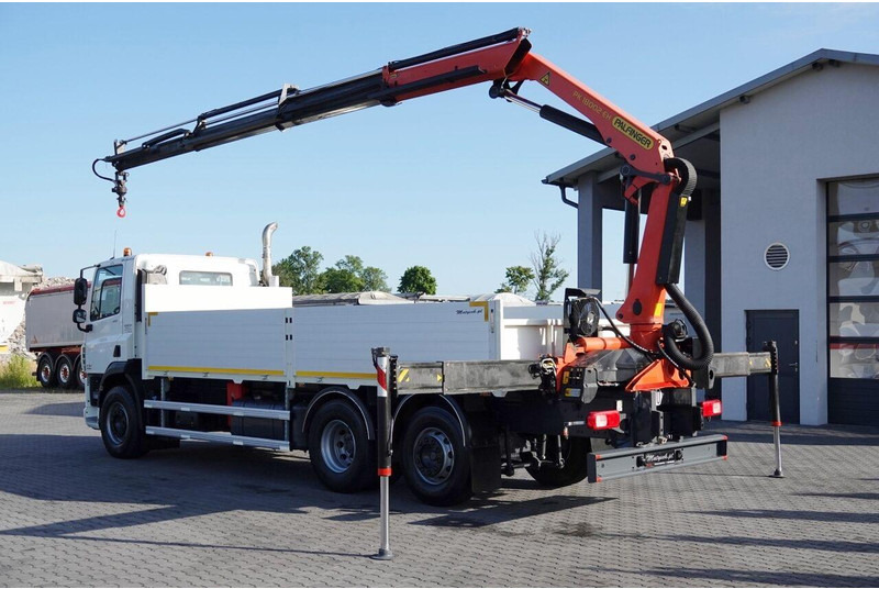 DAF CF 370 / 6x2 / SKRZYNIOWY - paka: 6,4 m / + HDS PALFINGER PK 180 - Pritsche LKW, Autokran: das Bild 3 DAF CF 370 / 6x2 / SKRZYNIOWY - paka: 6,4 m / + HDS PALFINGER PK 180 - Pritsche LKW, Autokran: das Bild 3