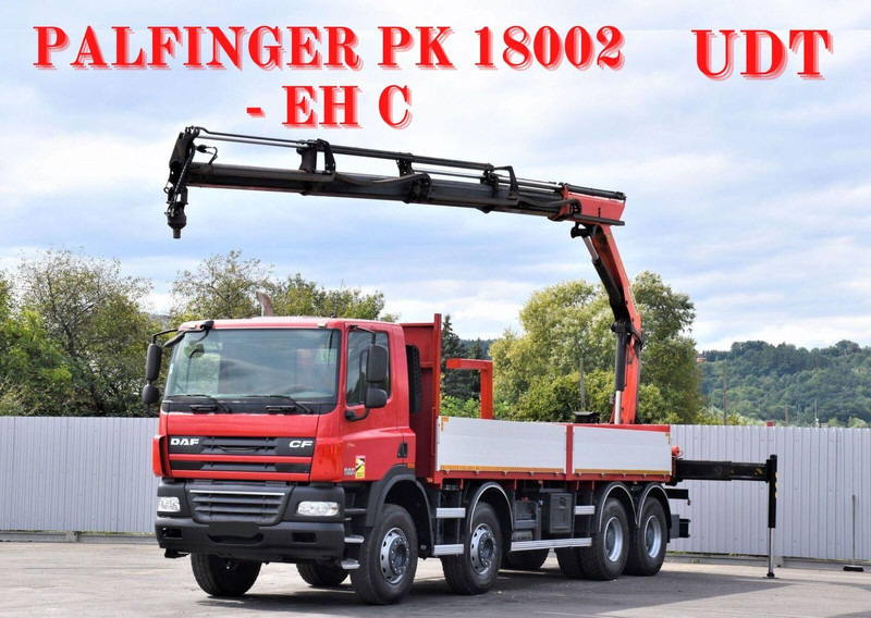 DAF CF 85.410 - Pritsche LKW, Autokran: das Bild 1 DAF CF 85.410 - Pritsche LKW, Autokran: das Bild 1