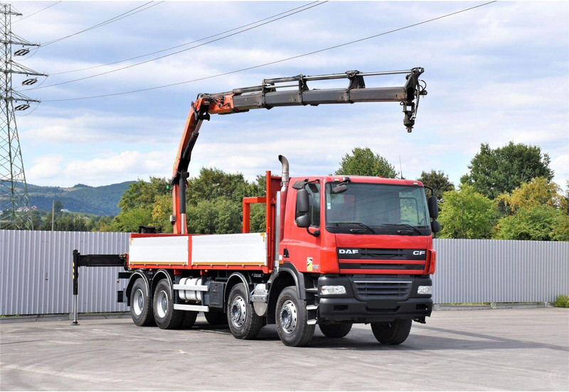 DAF CF 85.410 - Pritsche LKW, Autokran: das Bild 2 DAF CF 85.410 - Pritsche LKW, Autokran: das Bild 2