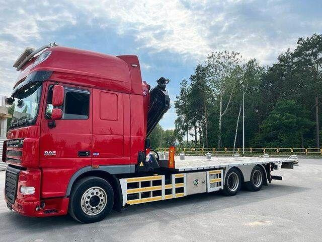 DAF XF 105 6x2 HMF 4020 EURO 5 KRAN CRANE - Pritsche LKW, Autokran: das Bild 3 DAF XF 105 6x2 HMF 4020 EURO 5 KRAN CRANE - Pritsche LKW, Autokran: das Bild 3