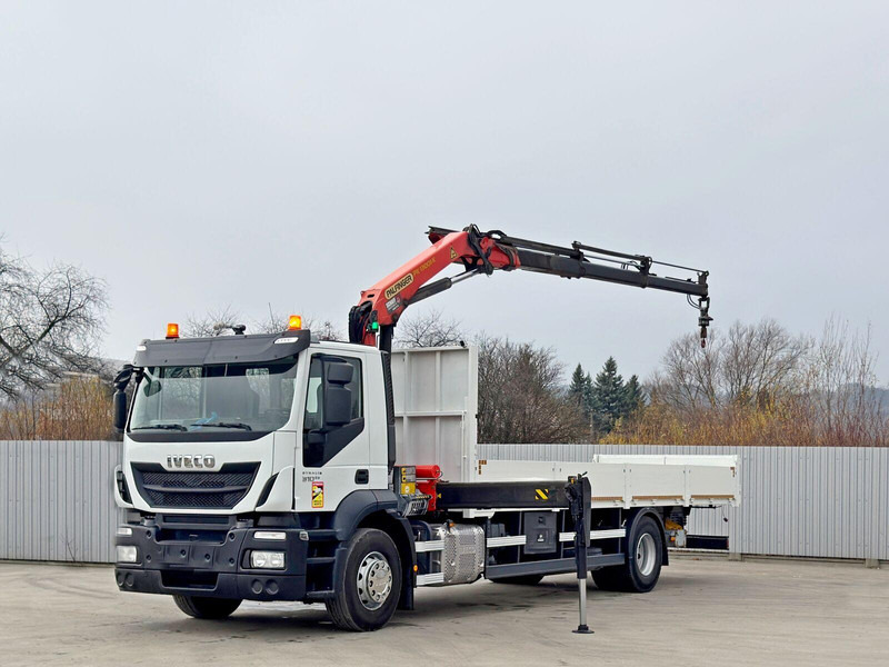 Iveco Stralis 310 PRITSCHE 7,80m +KRAN +FUNK - Pritsche LKW, Autokran: das Bild 2 Iveco Stralis 310 PRITSCHE 7,80m +KRAN +FUNK - Pritsche LKW, Autokran: das Bild 2