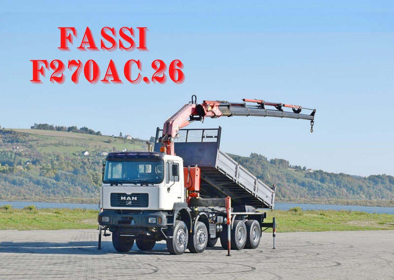 MAN 41.460 *FASSI F270AC.26 * 8x8 ! TOPZUSTAND - Kipper, Autokran: das Bild 1 MAN 41.460 *FASSI F270AC.26 * 8x8 ! TOPZUSTAND - Kipper, Autokran: das Bild 1
