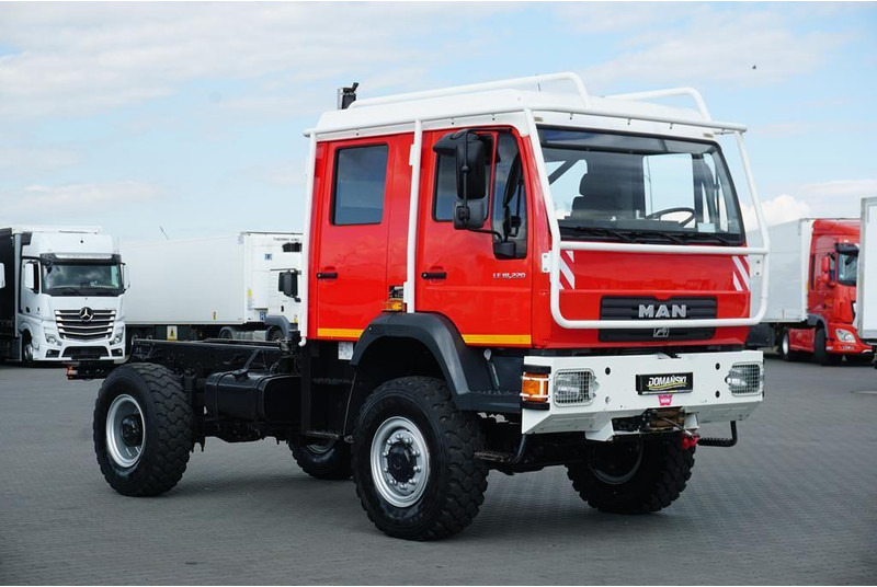 MAN LE 220 / 4 X 4 / DOKA / DO ZABUDOWY / KAMPER - Fahrgestell LKW: das Bild 1 MAN LE 220 / 4 X 4 / DOKA / DO ZABUDOWY / KAMPER - Fahrgestell LKW: das Bild 1