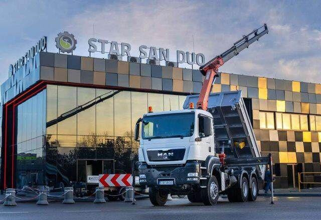 MAN TGS 26.360 6x6 PALFINGER PK 18001 EH Crane Kipe - Kipper, Autokran: das Bild 4 MAN TGS 26.360 6x6 PALFINGER PK 18001 EH Crane Kipe - Kipper, Autokran: das Bild 4