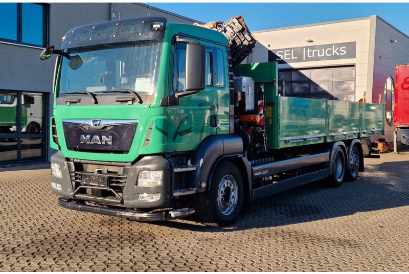 MAN TGS 26.460 6X2 Flatbed + Crane Atlas 172.3E-A4 + RC - Pritsche LKW, Autokran: das Bild 3 MAN TGS 26.460 6X2 Flatbed + Crane Atlas 172.3E-A4 + RC - Pritsche LKW, Autokran: das Bild 3
