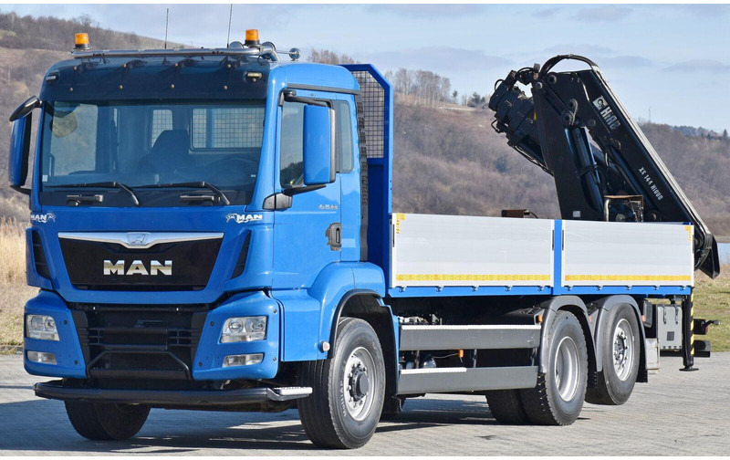 MAN TGS 26.480 - Pritsche LKW, Autokran: das Bild 4 MAN TGS 26.480 - Pritsche LKW, Autokran: das Bild 4